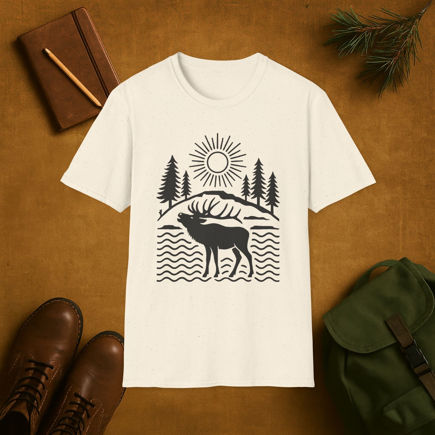 Elk Wildlines T-Shirt