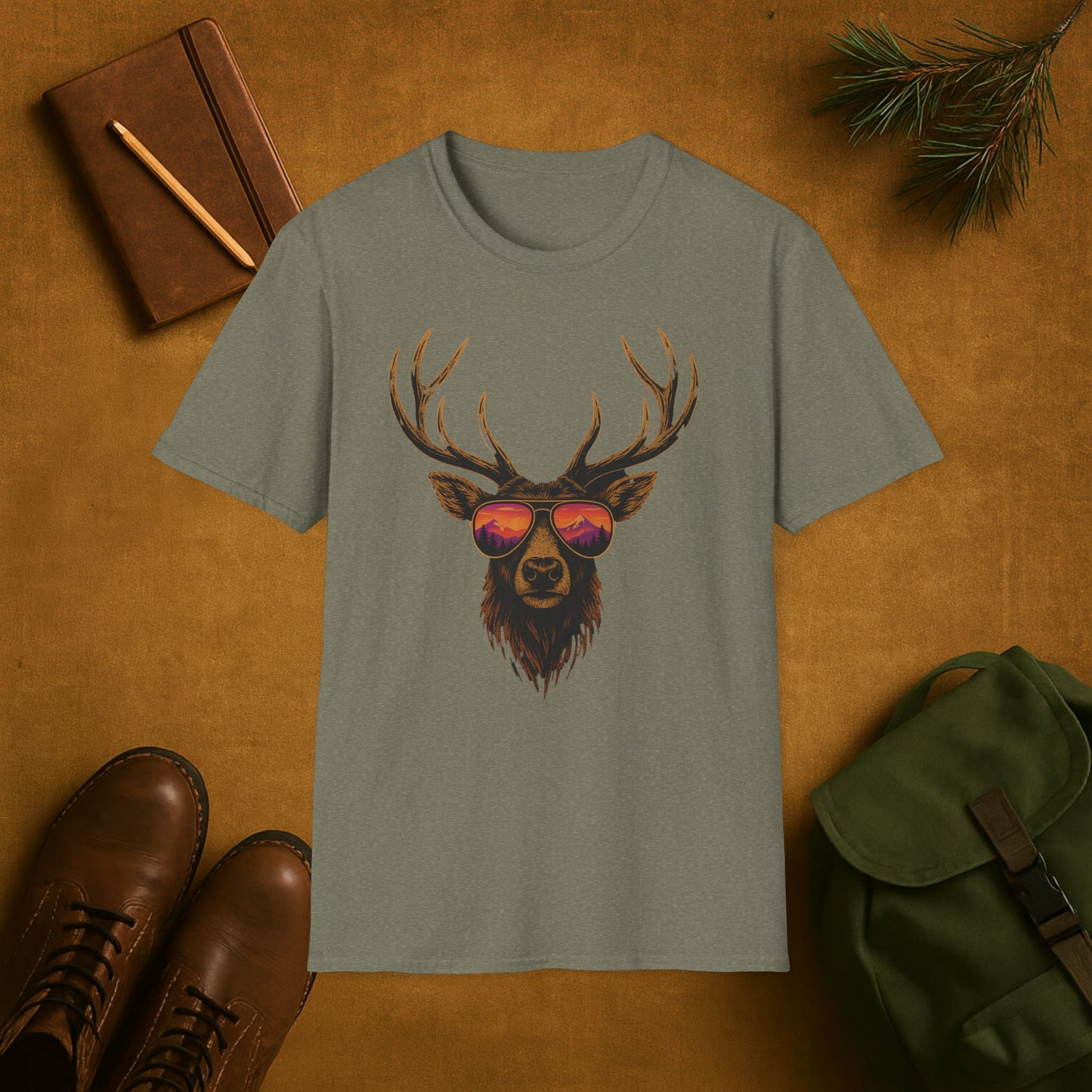Chill Buck Vibes Sunglasses T-Shirt
