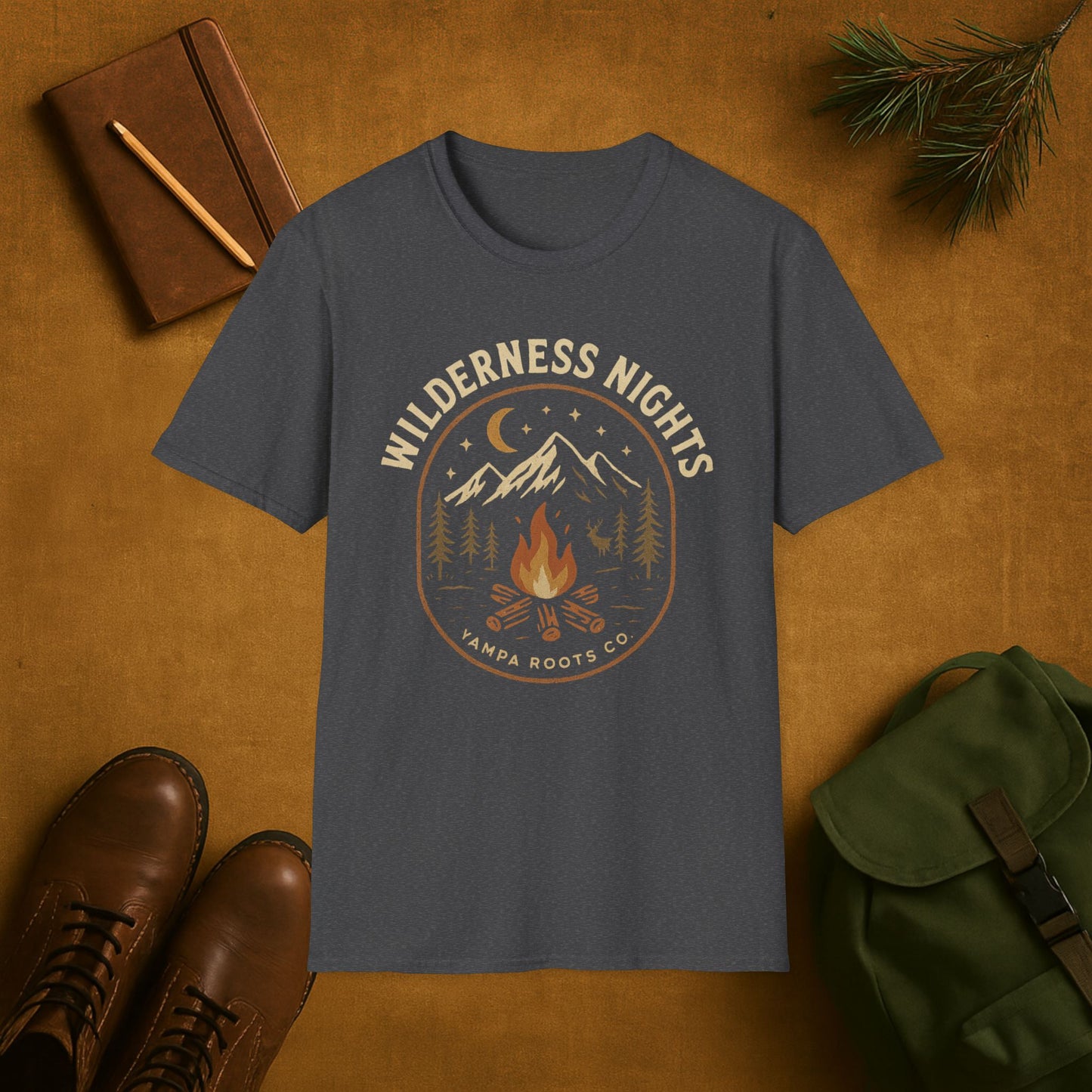 Wilderness Nights Camping T-Shirt