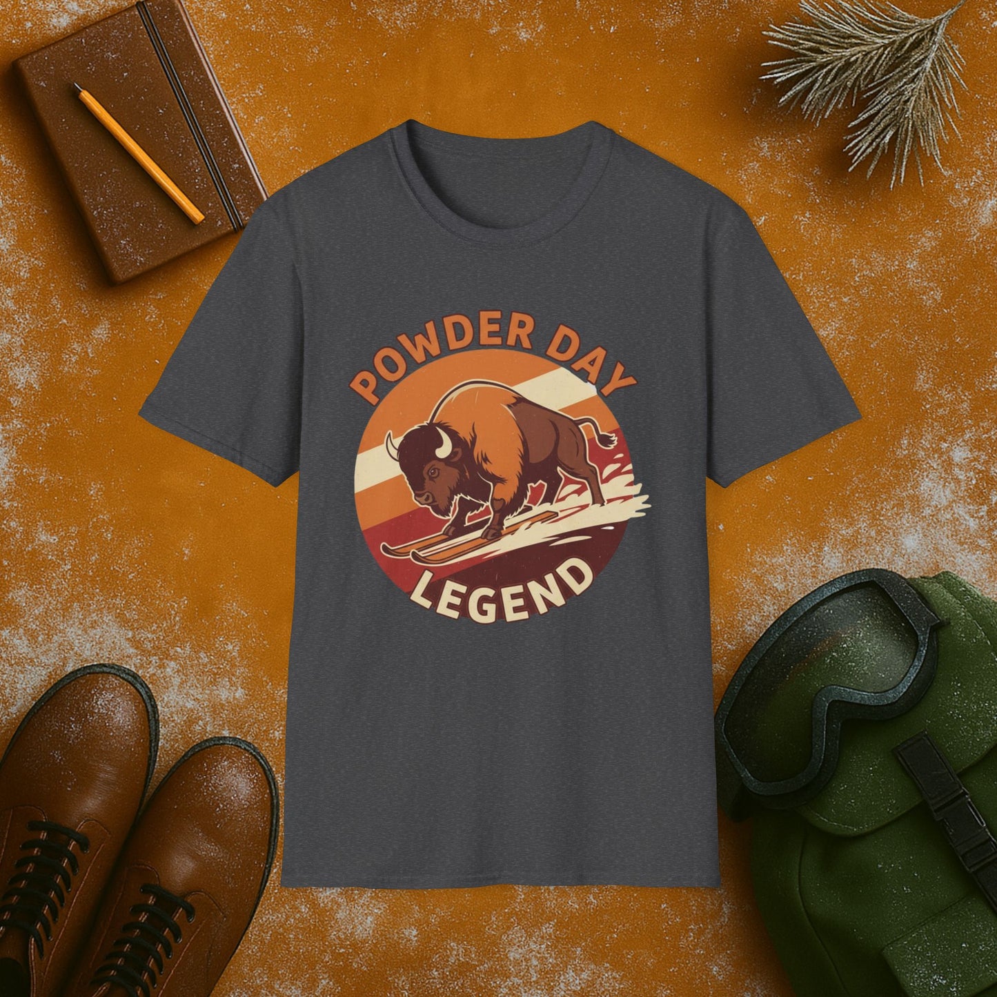 Powder Day Legend Buffalo T-Shirt