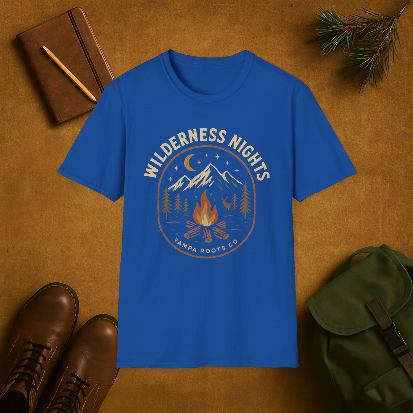 Wilderness Nights Camping T-Shirt