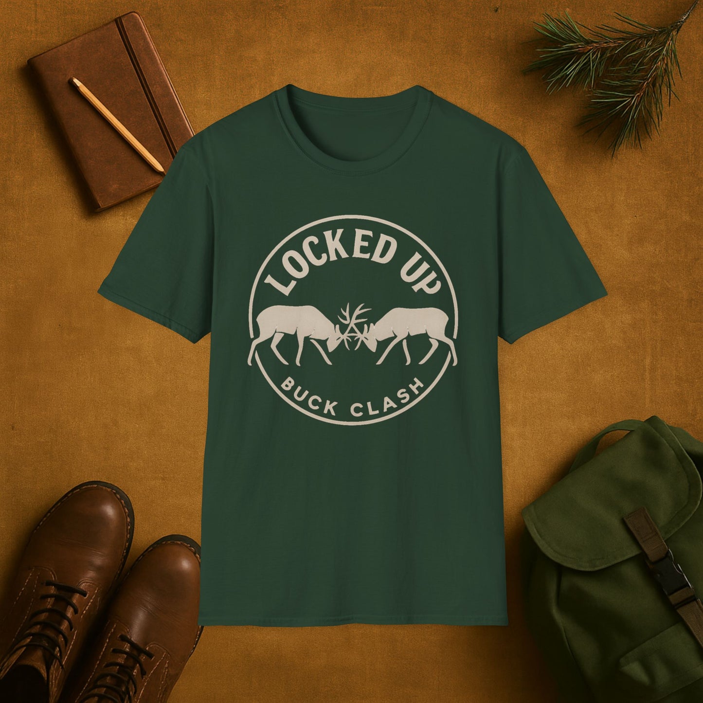 Locked Up Buck Clash T-Shirt
