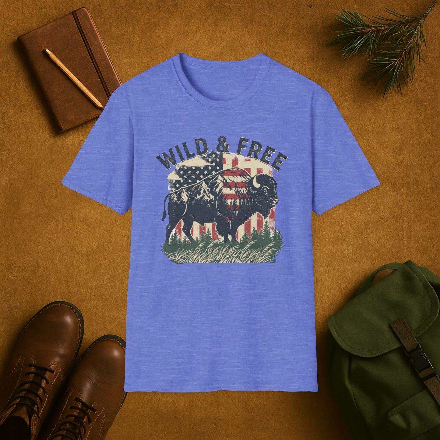 Wild And Free Buffalo T-Shirt