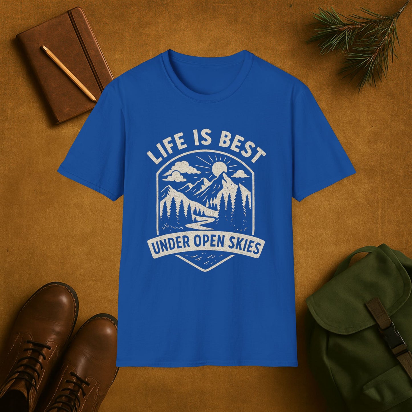 Life Is Best Under Open Skies T-Shirt