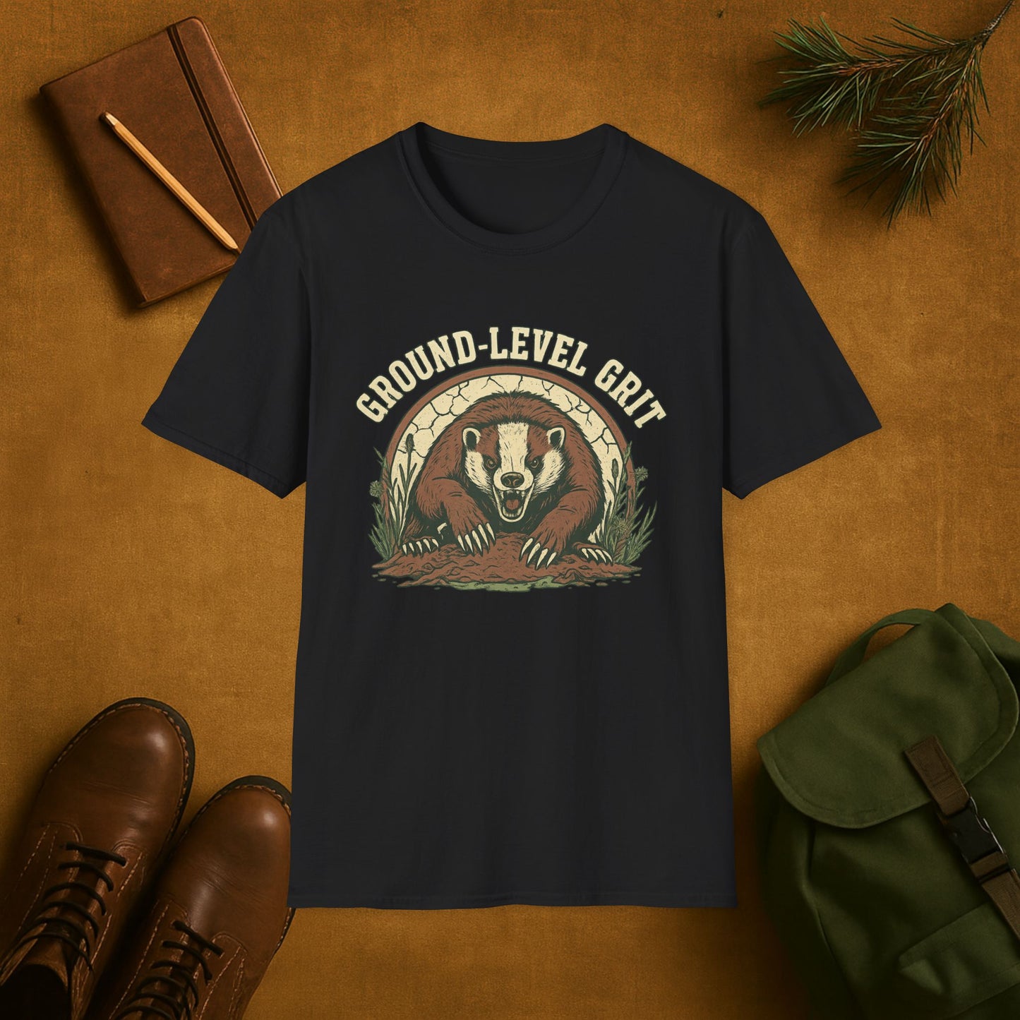 Ground Level Grit Badger T-Shirt