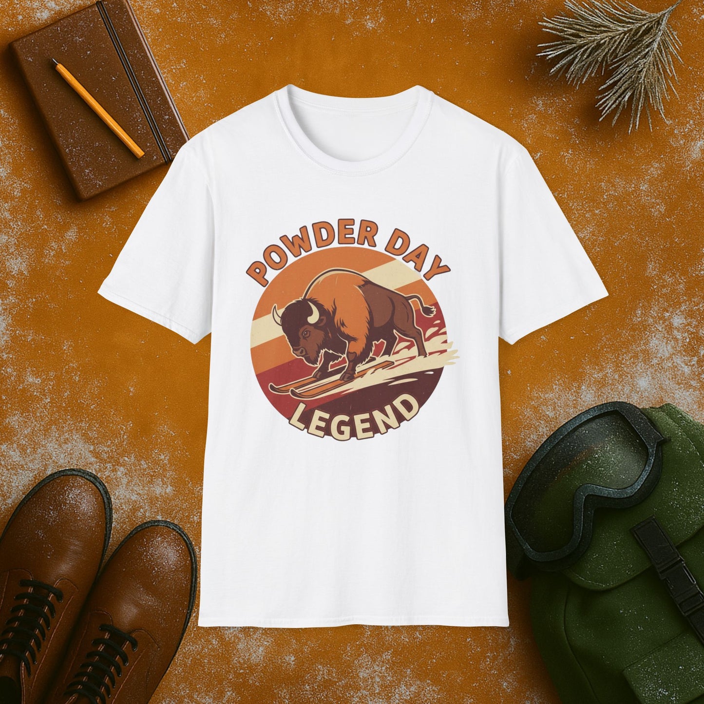 Powder Day Legend Buffalo T-Shirt
