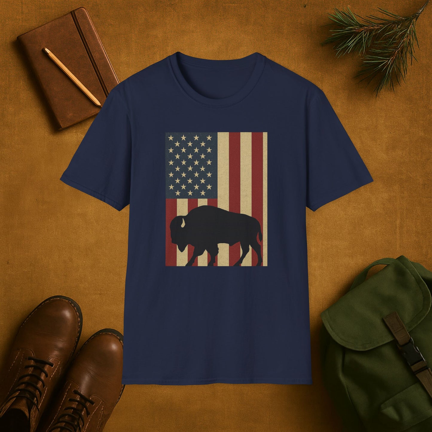 Old Glory Buffalo T-Shirt