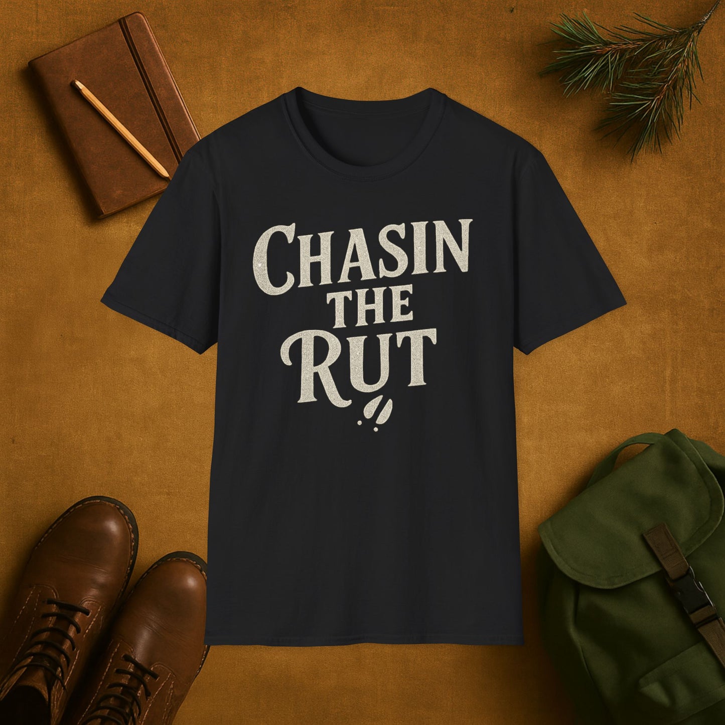 Chasin the Rut Deer Track Hunting T-Shirt