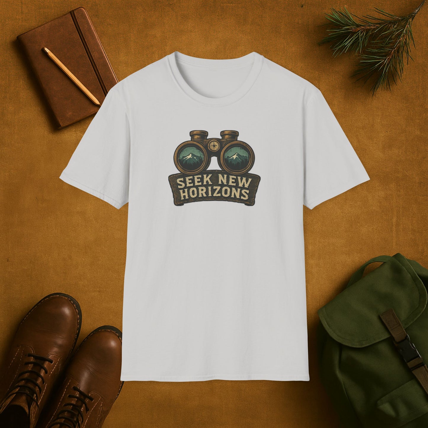 Seek New Horizons Binoculars T-Shirt