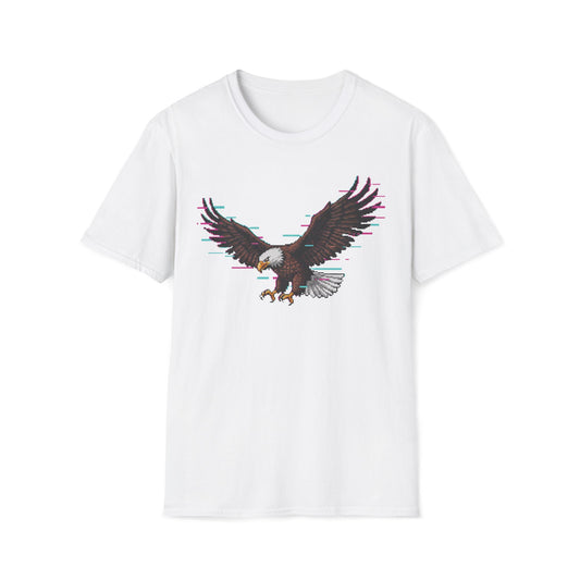 8-Bit Sky Level Eagle T-Shirt