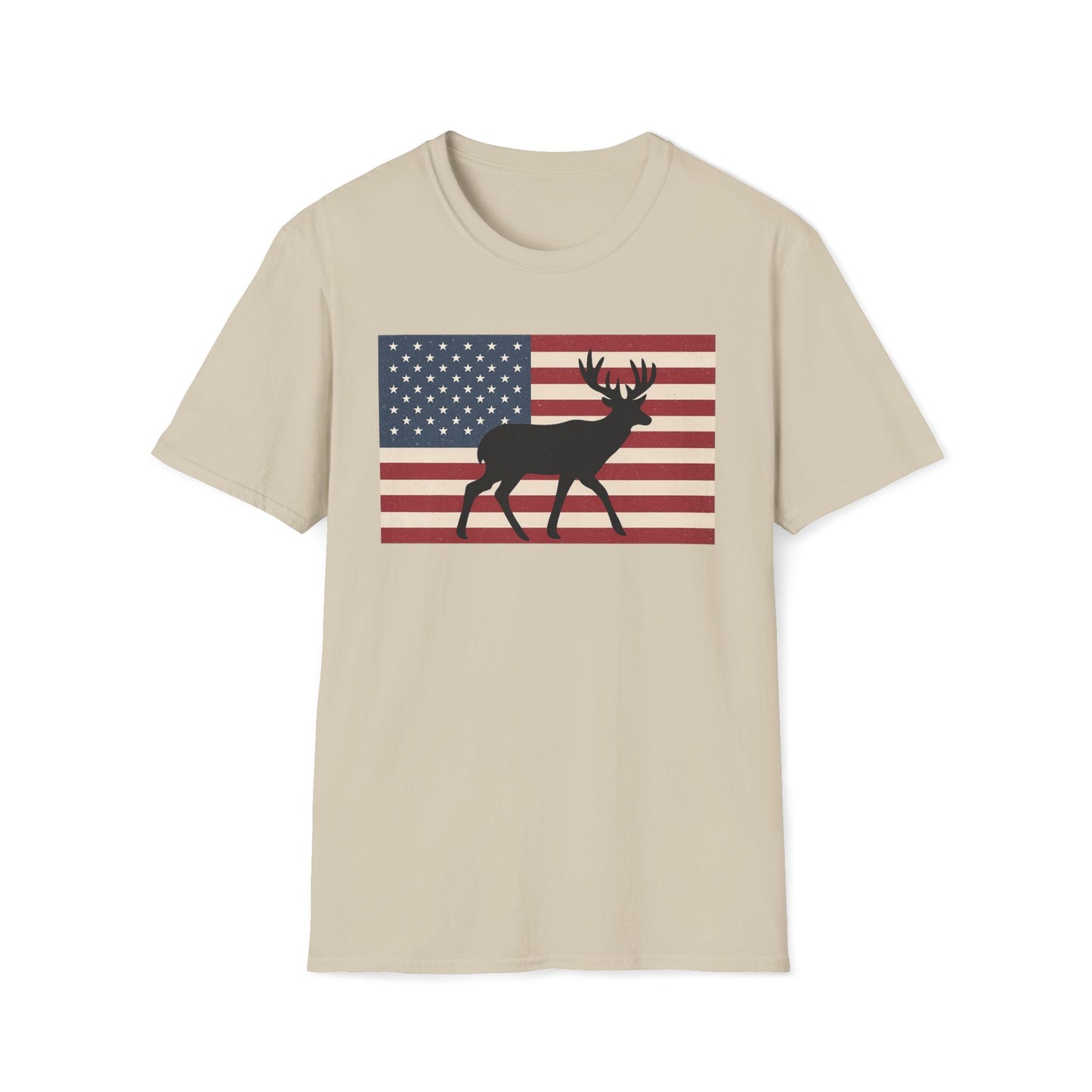 Old Glory Buck T-Shirt