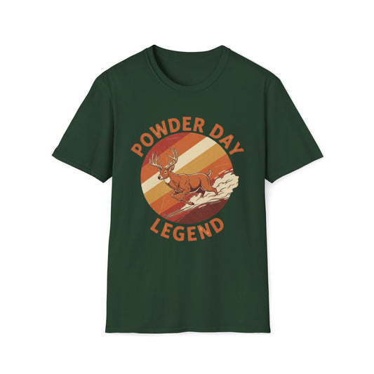Powder Day Legend Buck T-Shirt