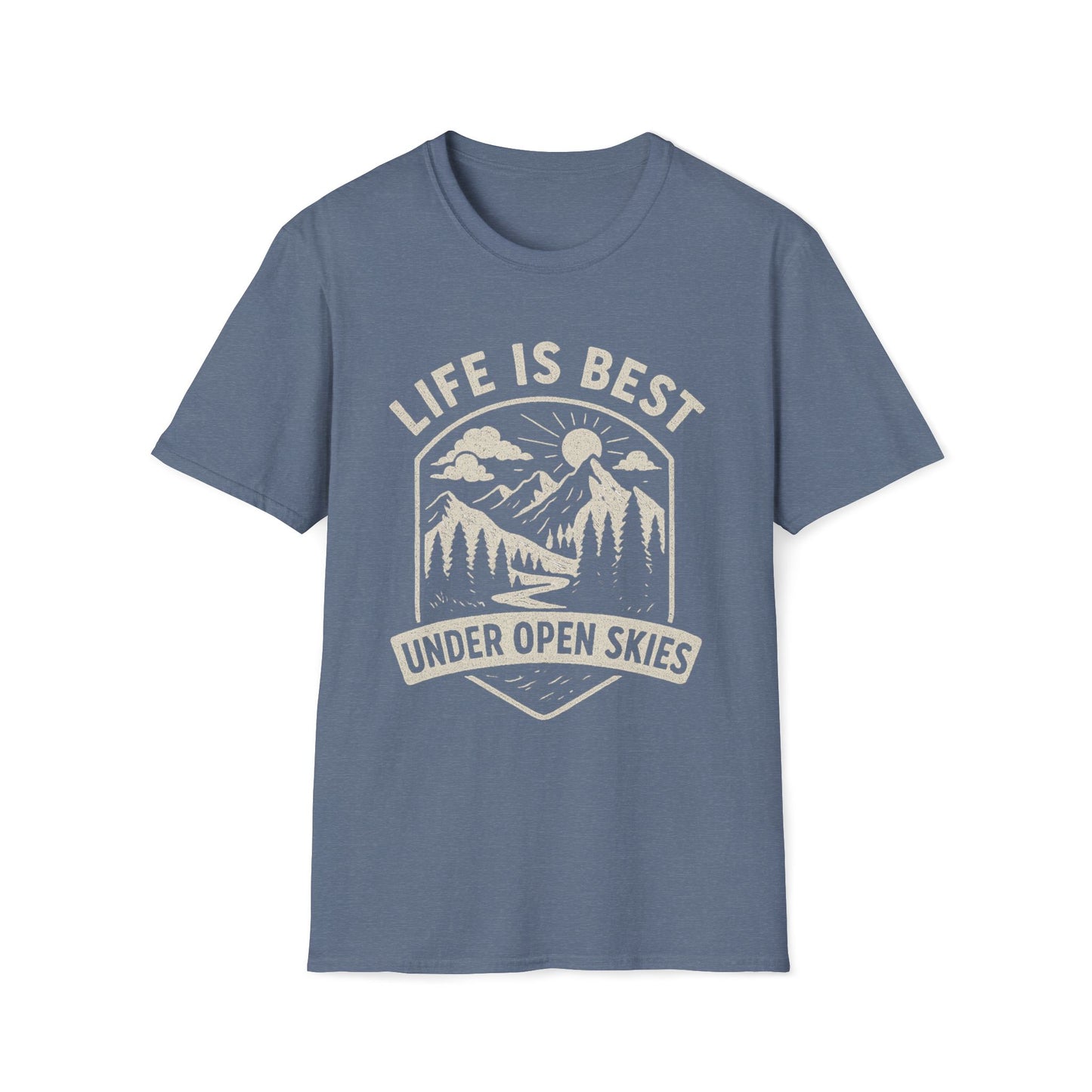 Life Is Best Under Open Skies T-Shirt