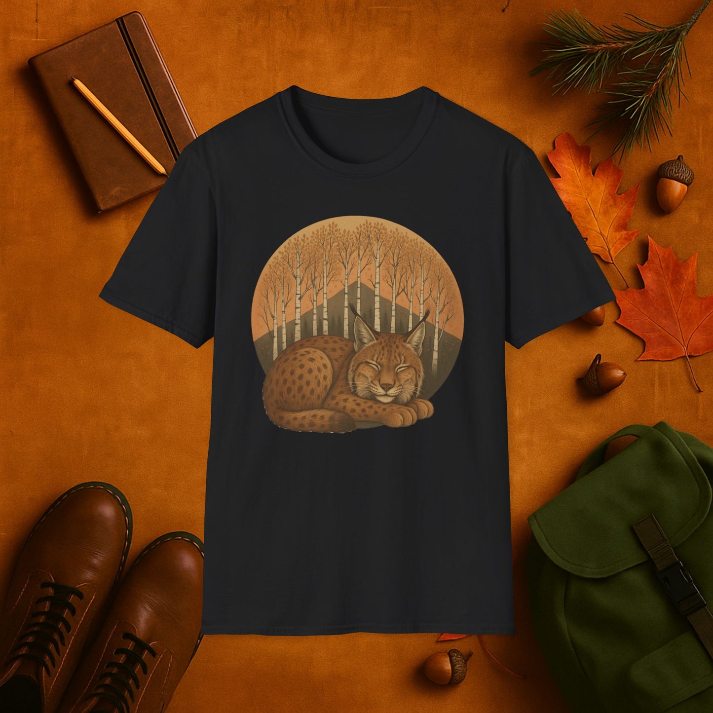Sleepy Lynx Fall Aspens T-Shirt