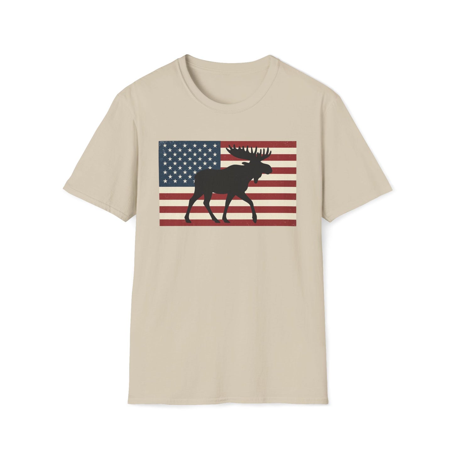 Old Glory Moose T-Shirt