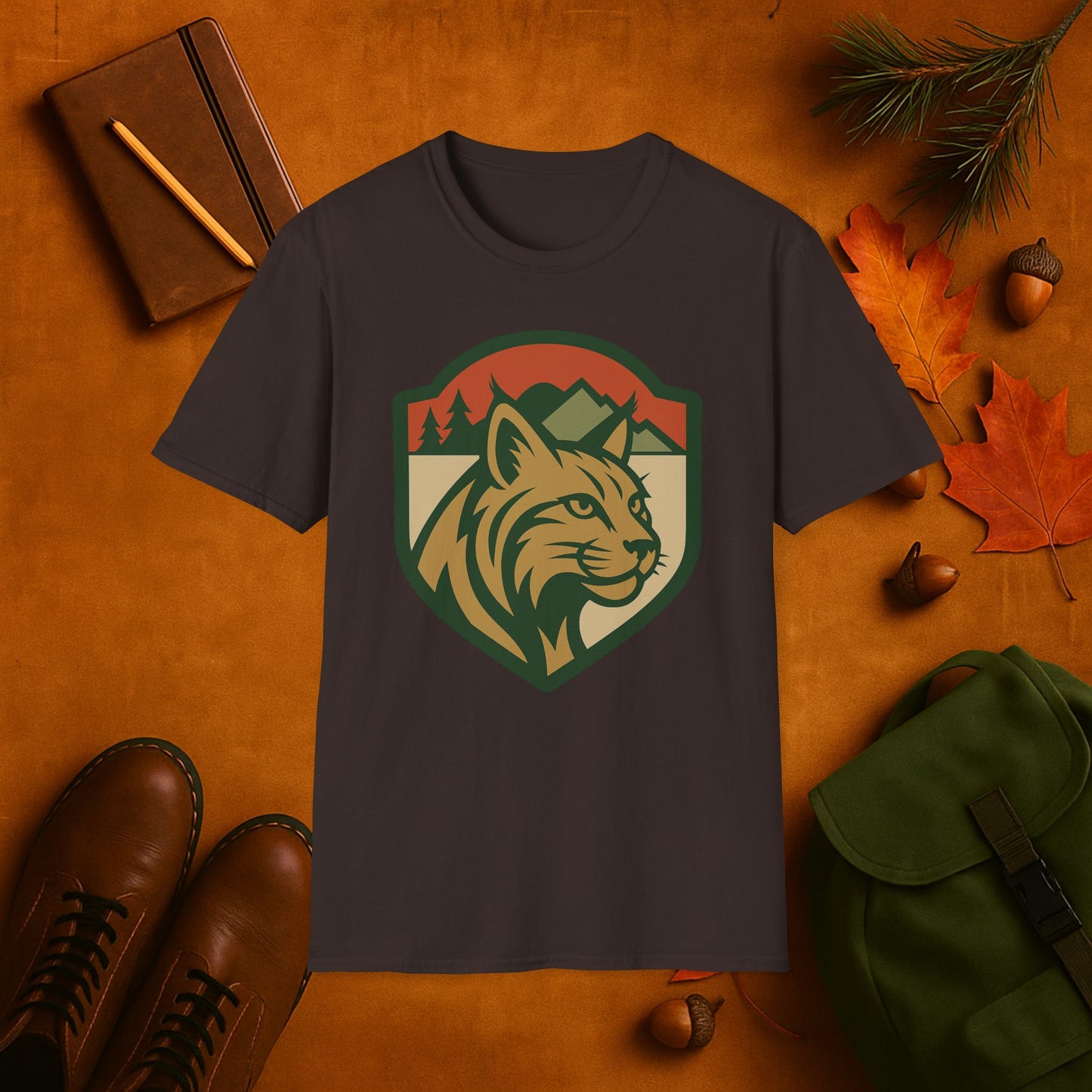 Lynx Fall Badge T-Shirt