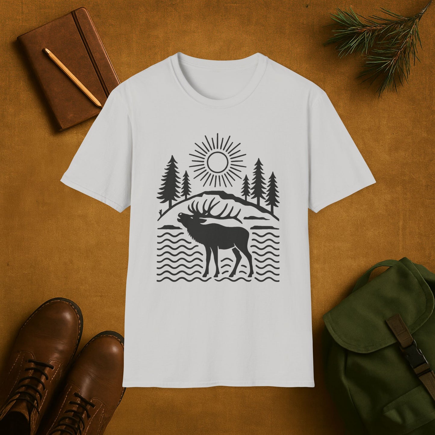 Elk Wildlines T-Shirt