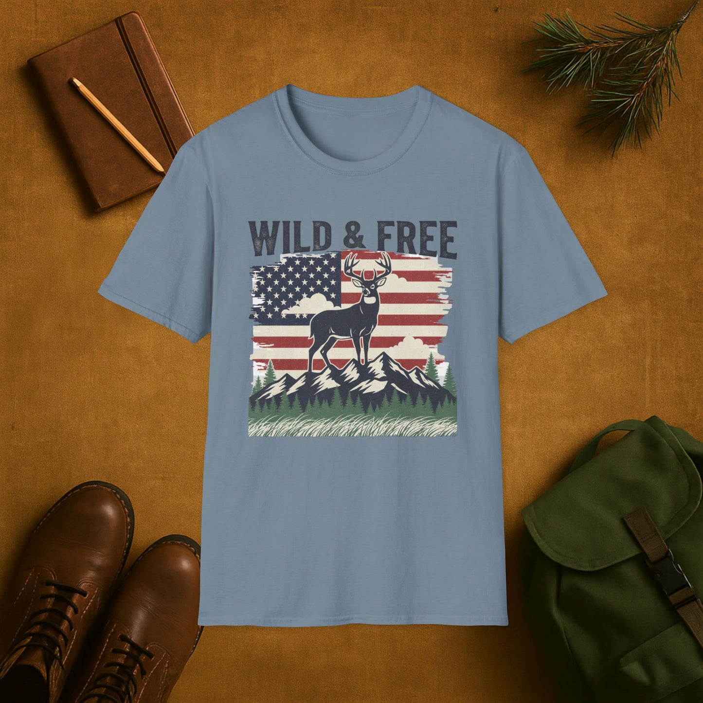 Wild And Free Buck T-Shirt