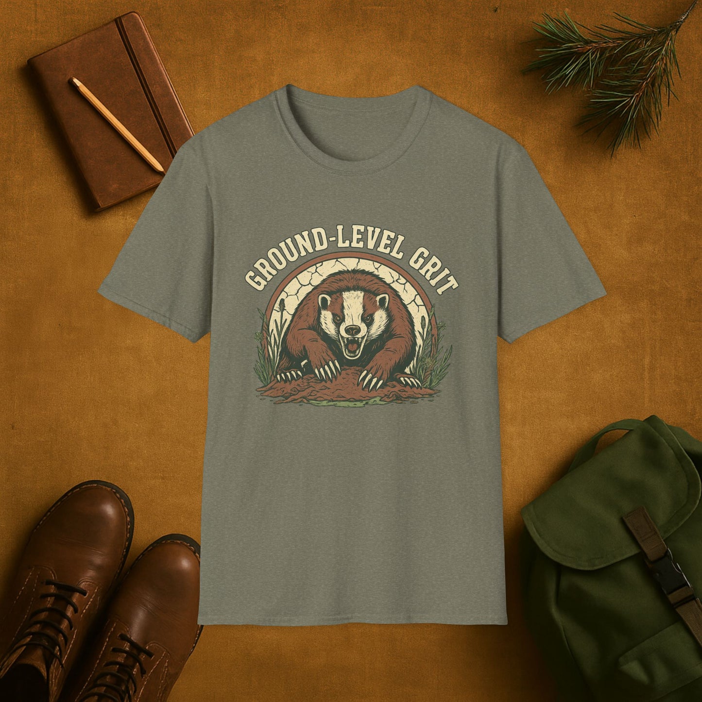 Ground Level Grit Badger T-Shirt