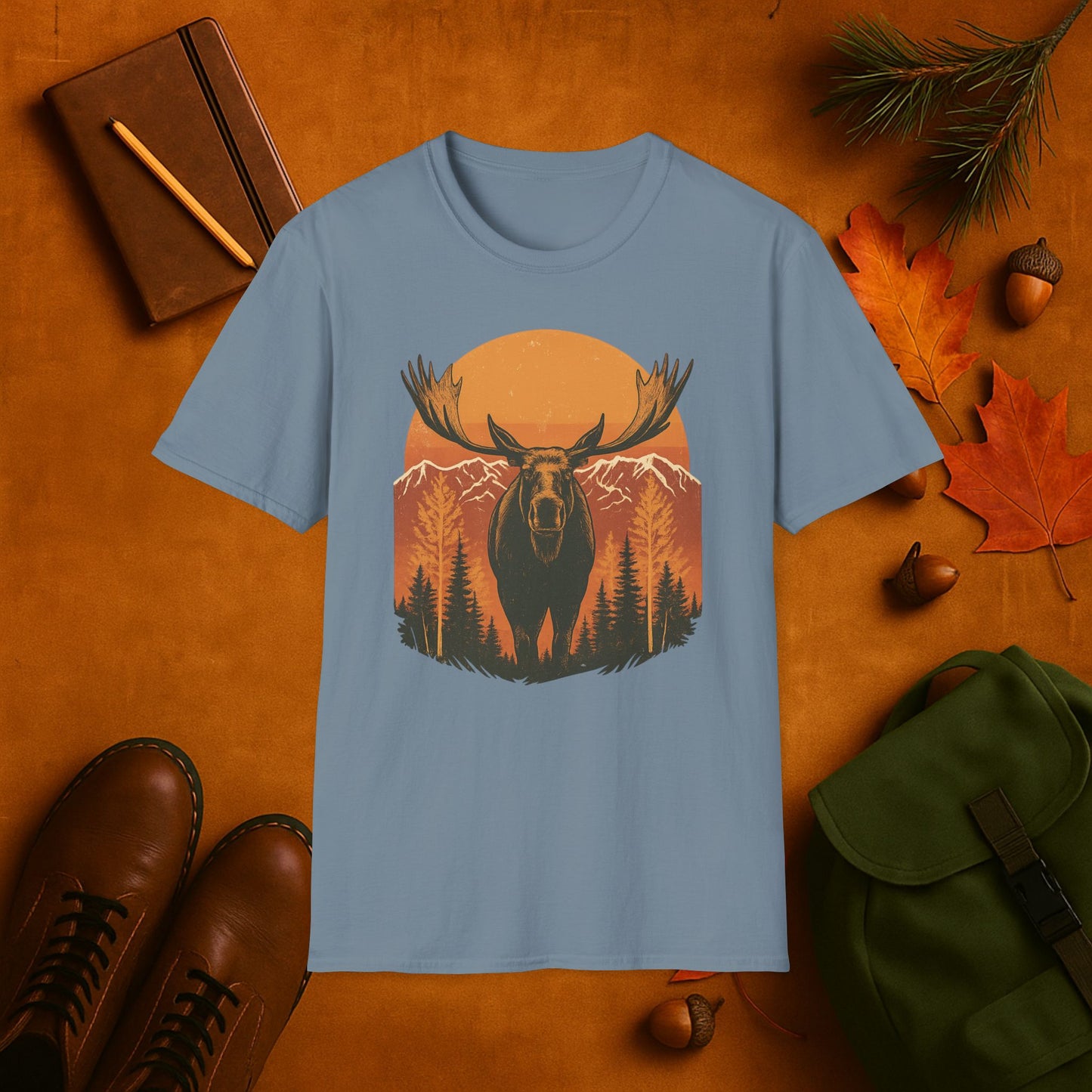 Moose Harvest Moon T-Shirt