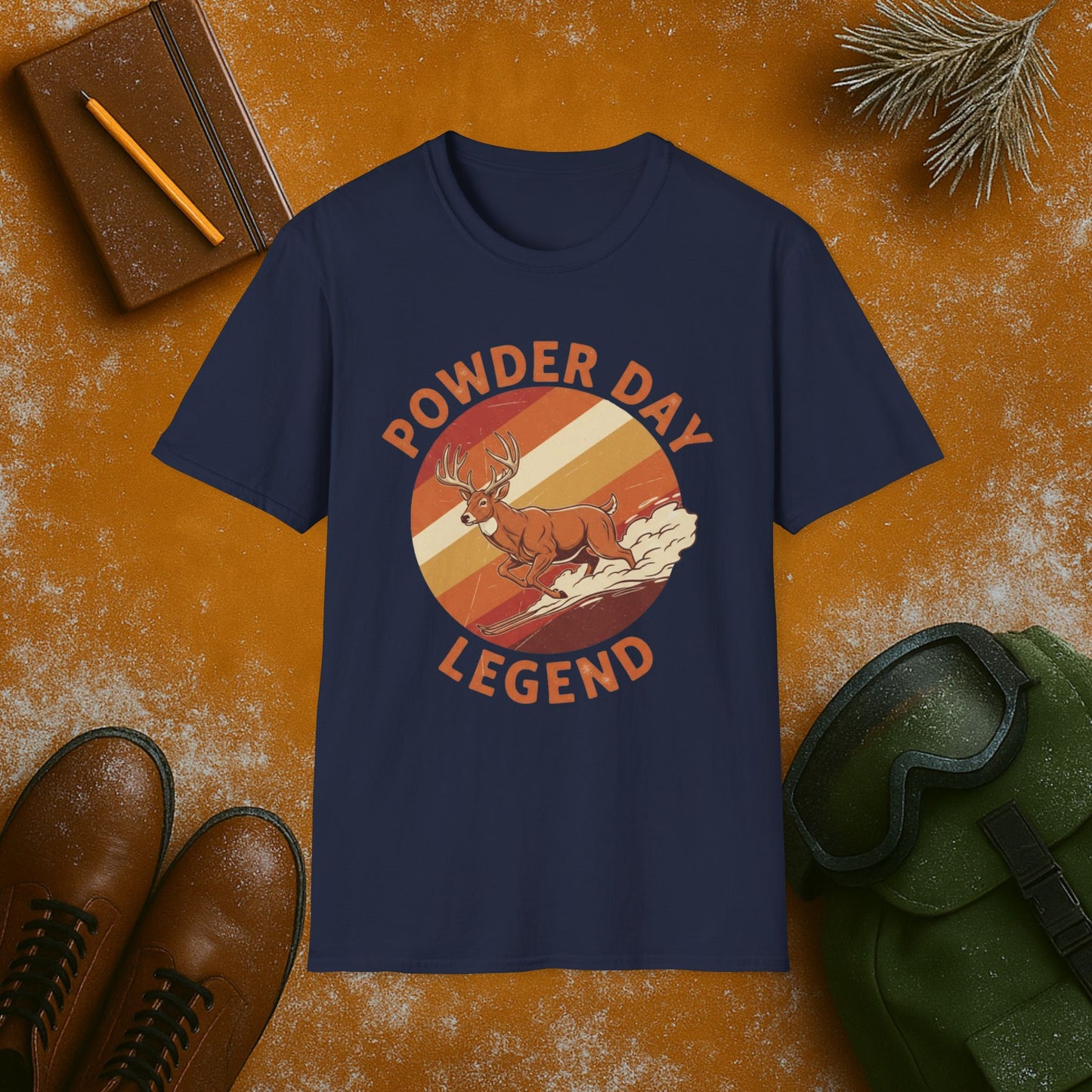 Powder Day Legend Buck T-Shirt