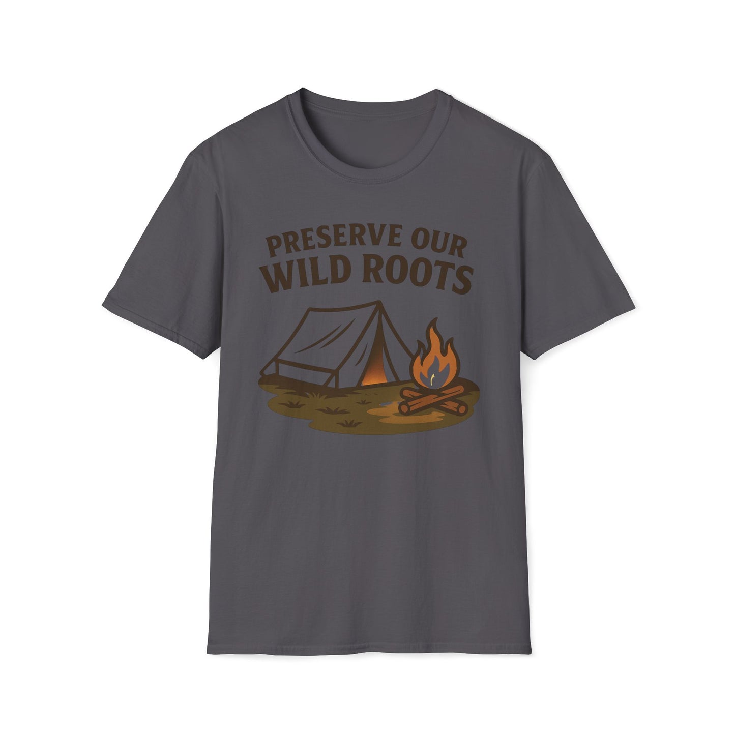 Preserve Our Wild Roots Camping T-Shirt