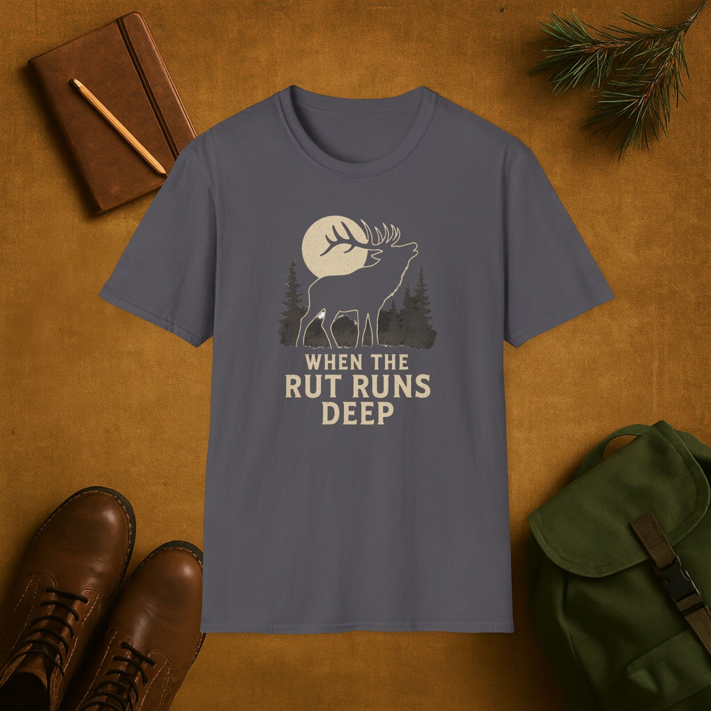 Elk When the Rut Runs Deep T-Shirt