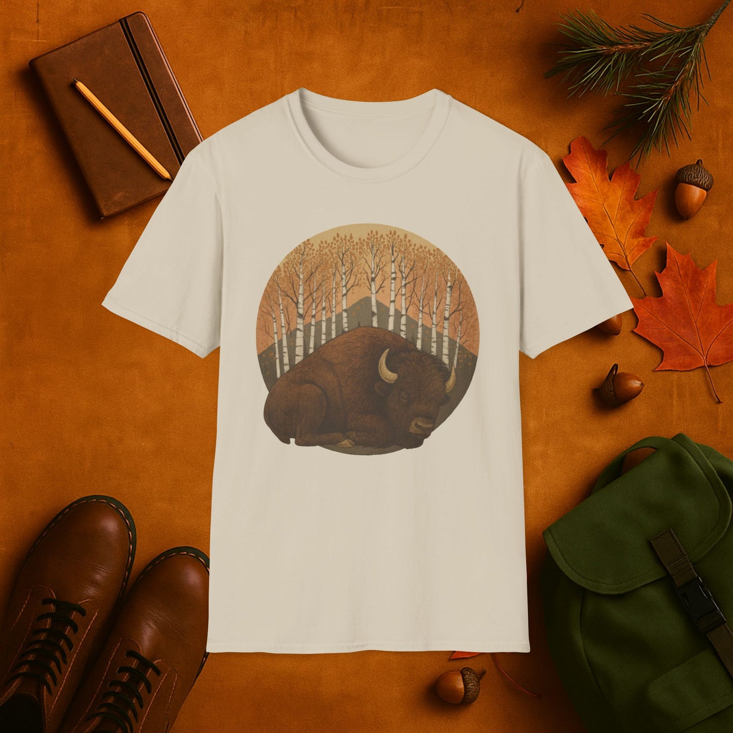 Sleepy Buffalo Fall Aspens T-Shirt