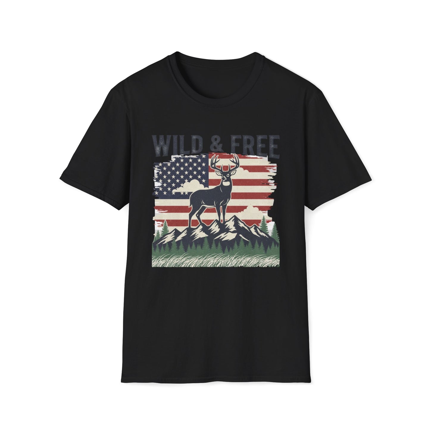 Wild And Free Buck T-Shirt