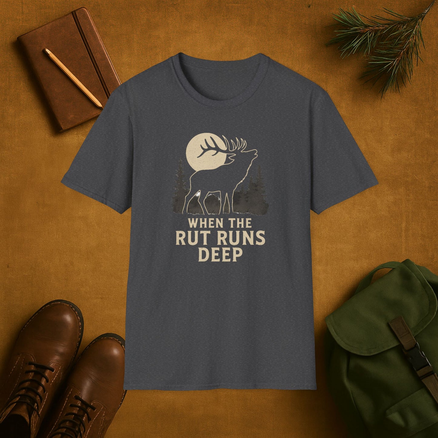 Elk When the Rut Runs Deep T-Shirt