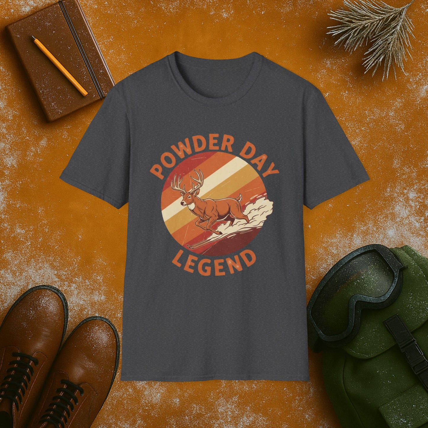 Powder Day Legend Buck T-Shirt