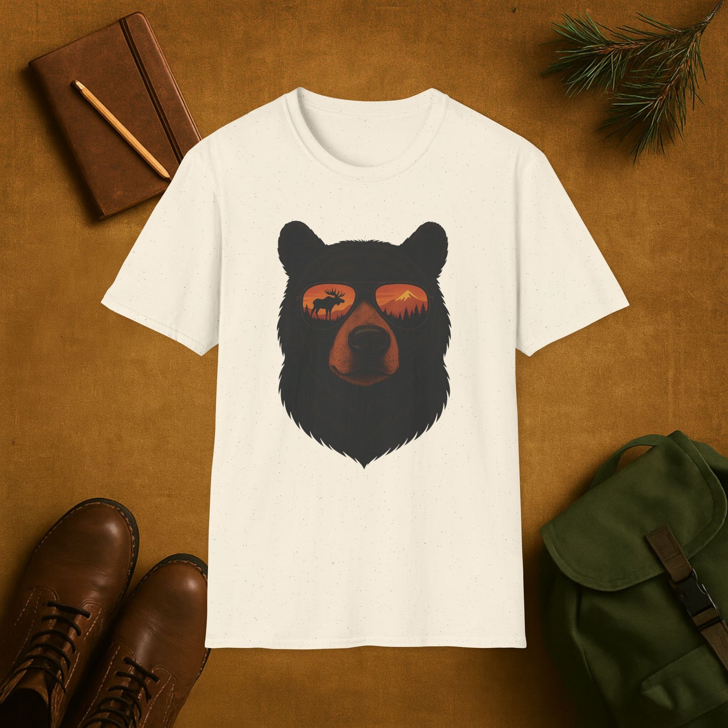 Chill Bear Vibes Sunglasses T-Shirt