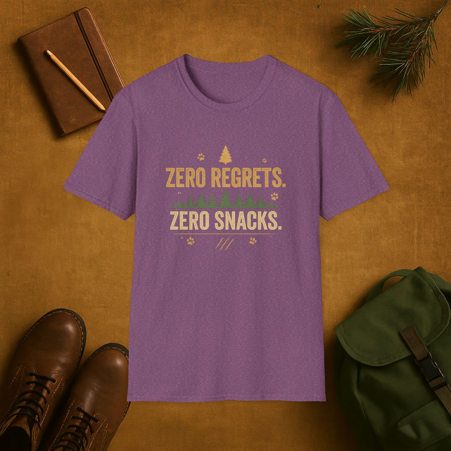 Zero Regrets Zero Snacks T-Shirt