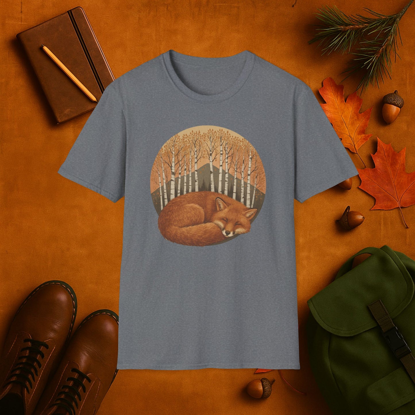 Sleepy Fox Fall Aspens T-Shirt