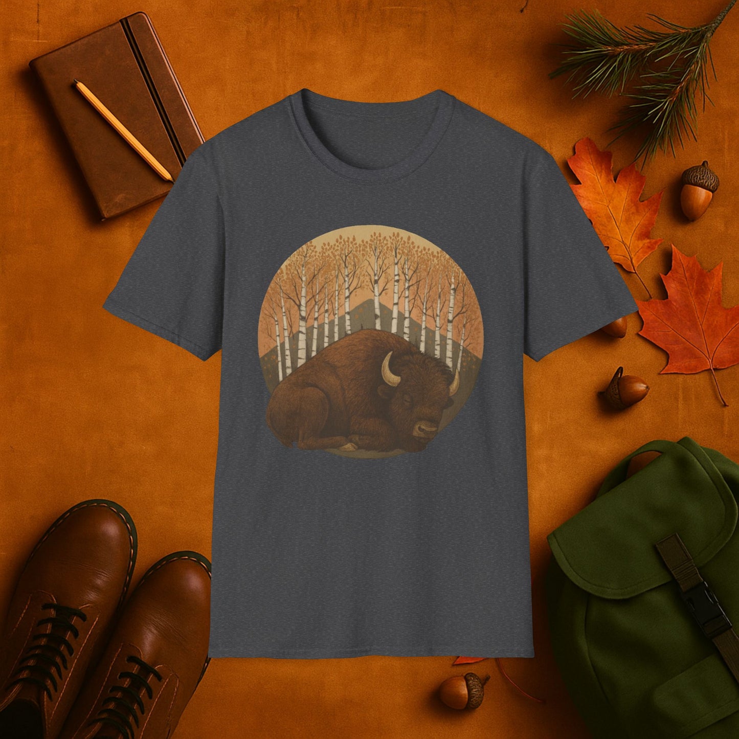 Sleepy Buffalo Fall Aspens T-Shirt