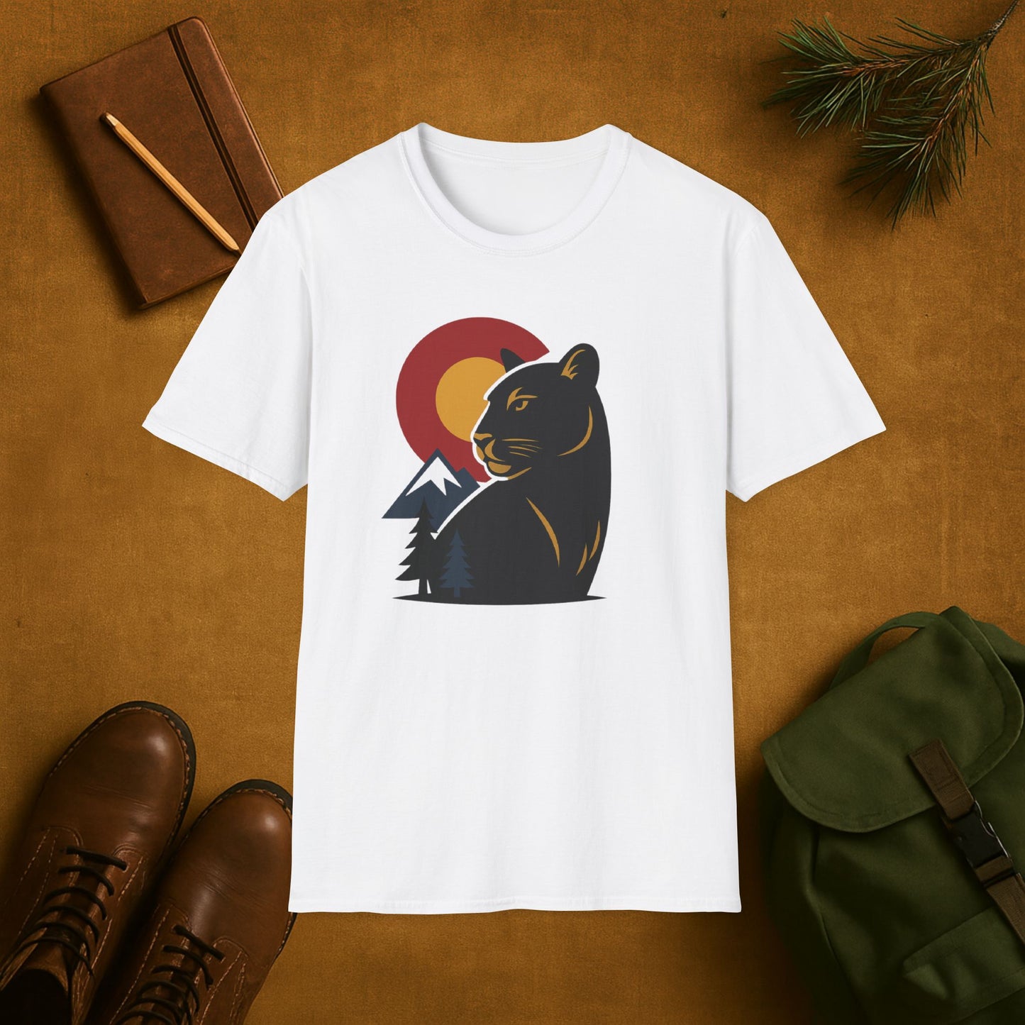 Colorado Wilderness Mountain Lion T-shirt