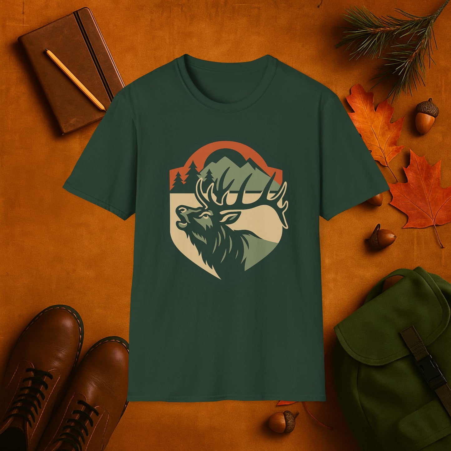 Elk Fall Badge T-Shirt