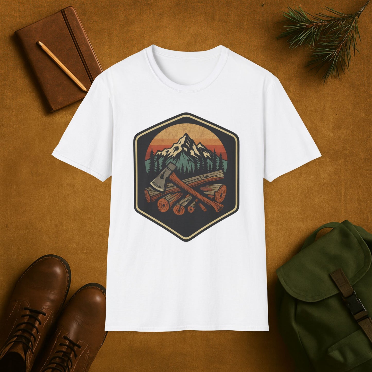 Mountain Logging Axe T-Shirt