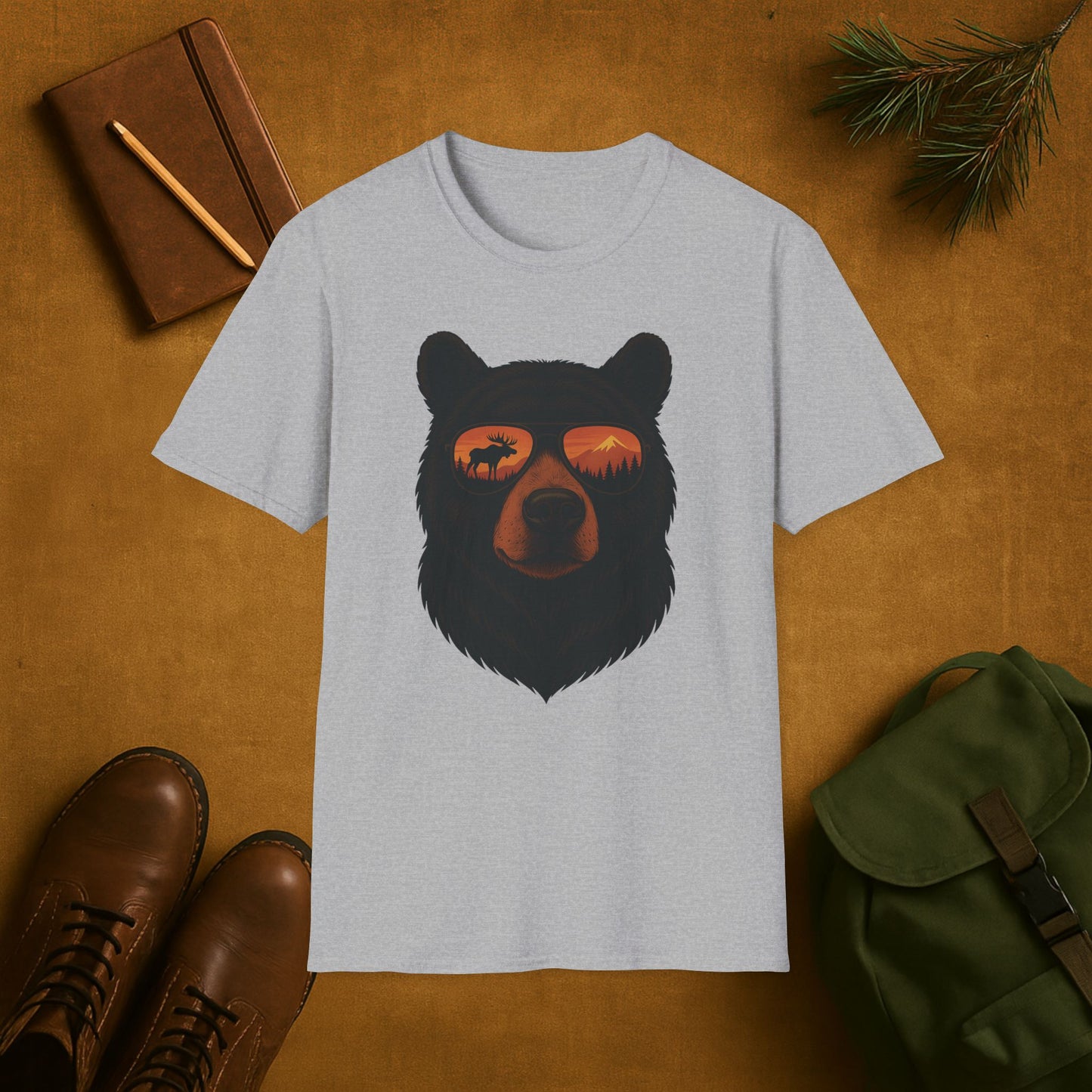 Chill Bear Vibes Sunglasses T-Shirt
