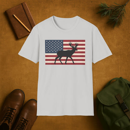 Old Glory Buck T-Shirt