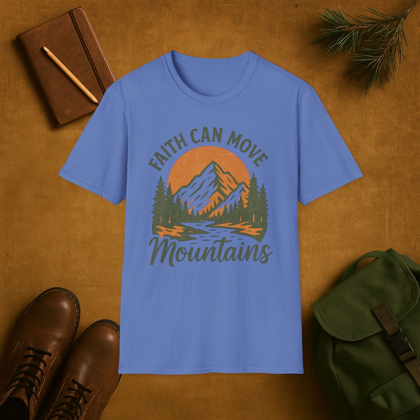 Faith Can Move Mountains Christian T-Shirt