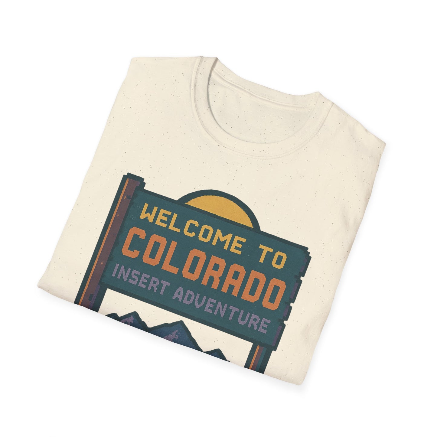 Welcome to Colorado Insert Adventure T-Shirt