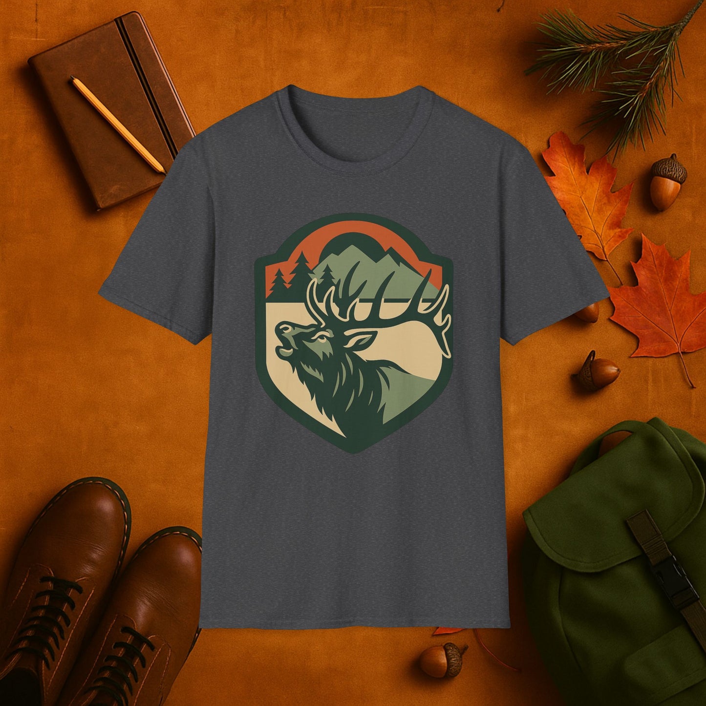Elk Fall Badge T-Shirt