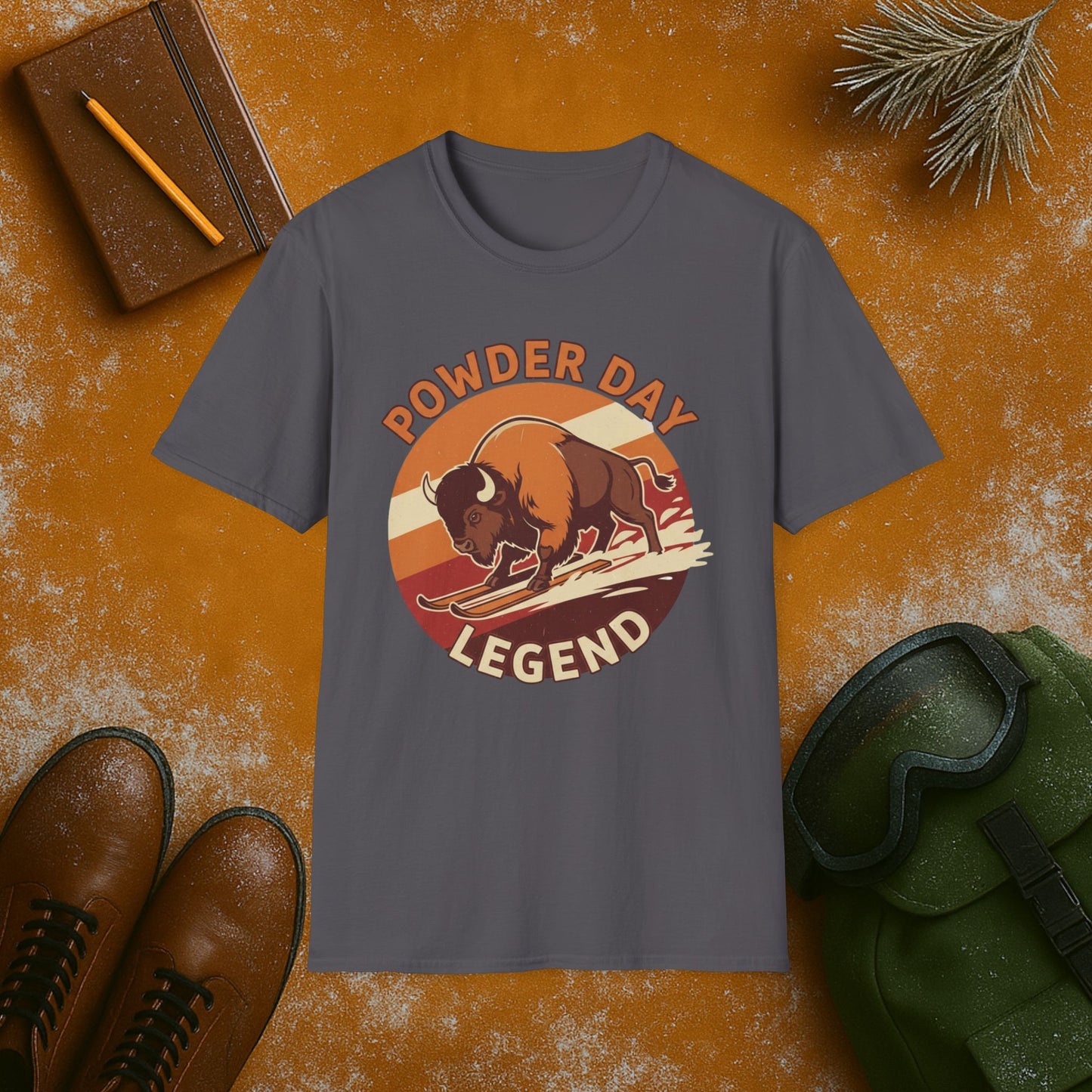 Powder Day Legend Buffalo T-Shirt