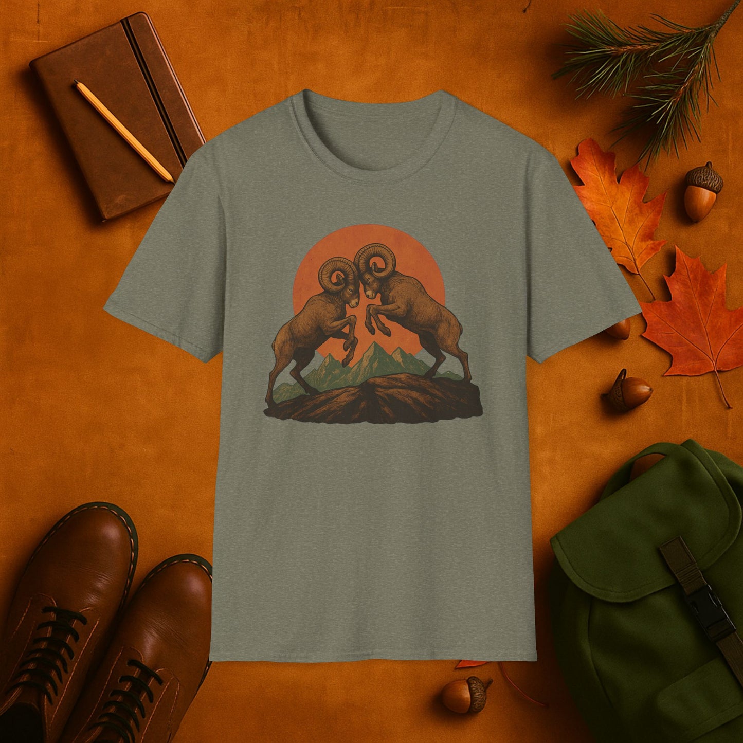 Rams Locked Harvest Moon T-Shirt