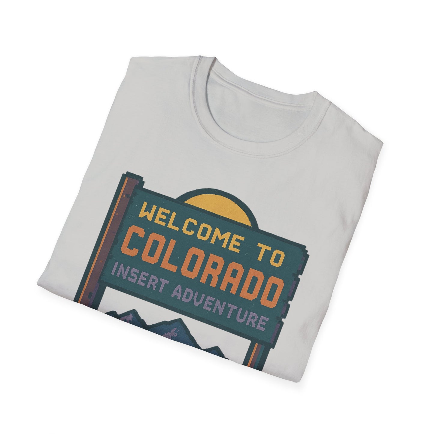 Welcome to Colorado Insert Adventure T-Shirt