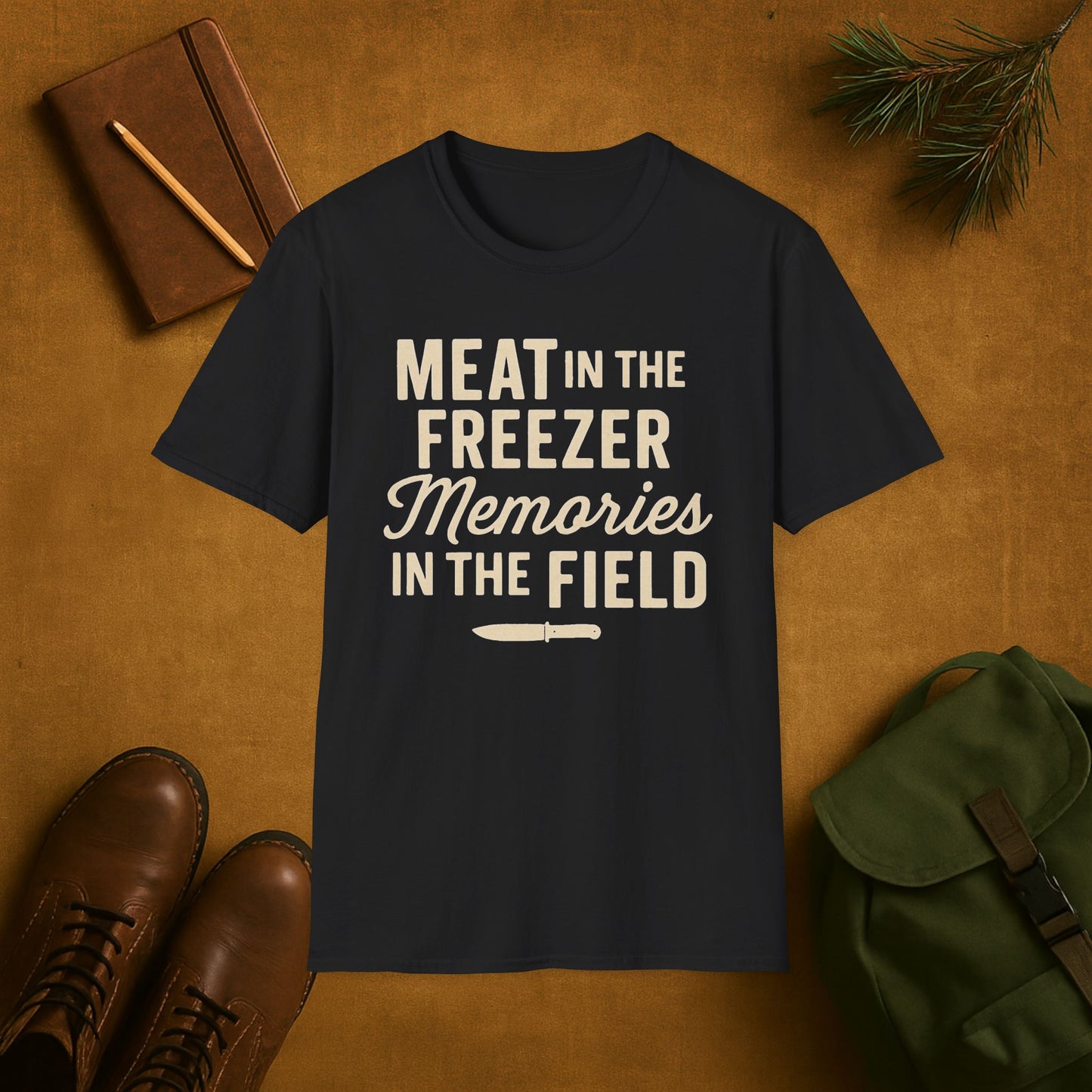Meat in the Freezer- Memories in the Field T-Shirt