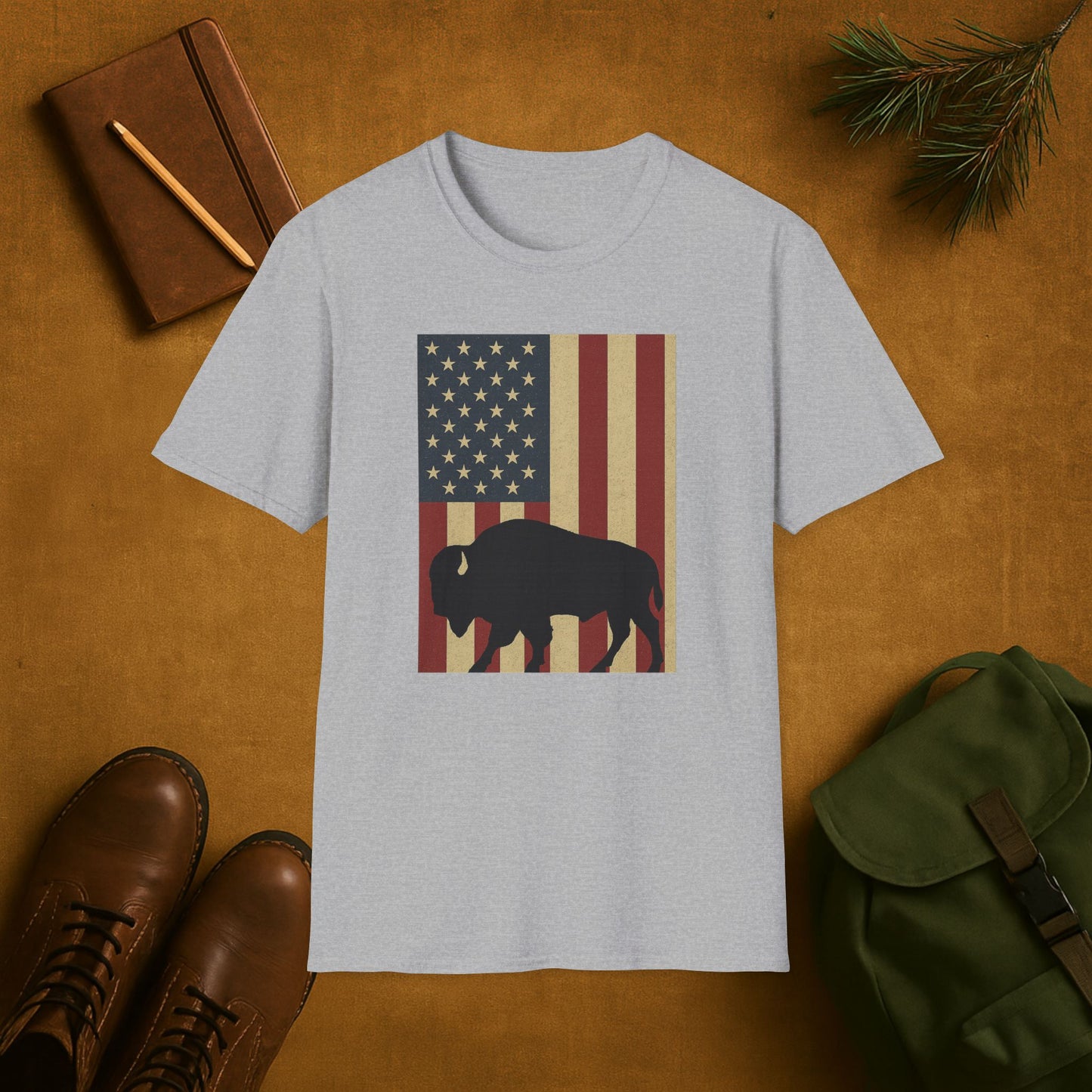 Old Glory Buffalo T-Shirt