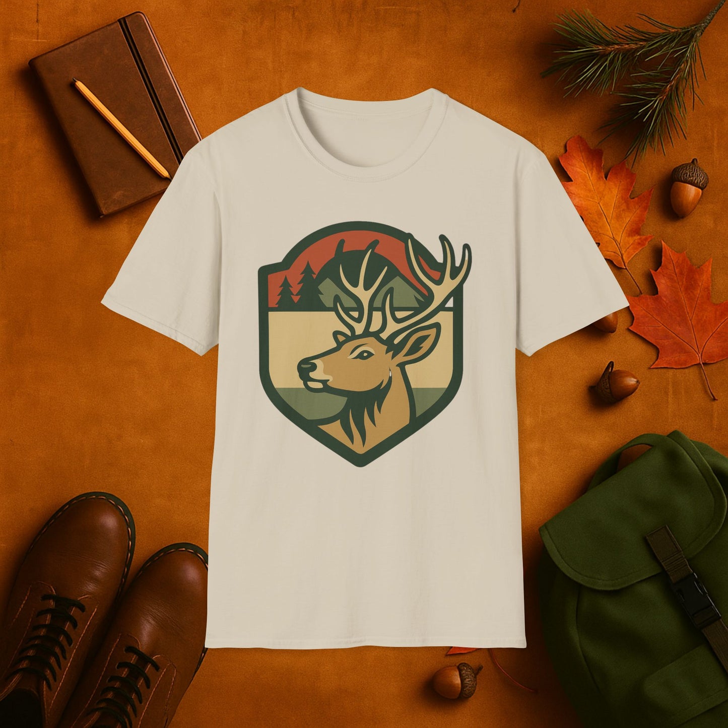 Fall Badge Buck T-Shirt