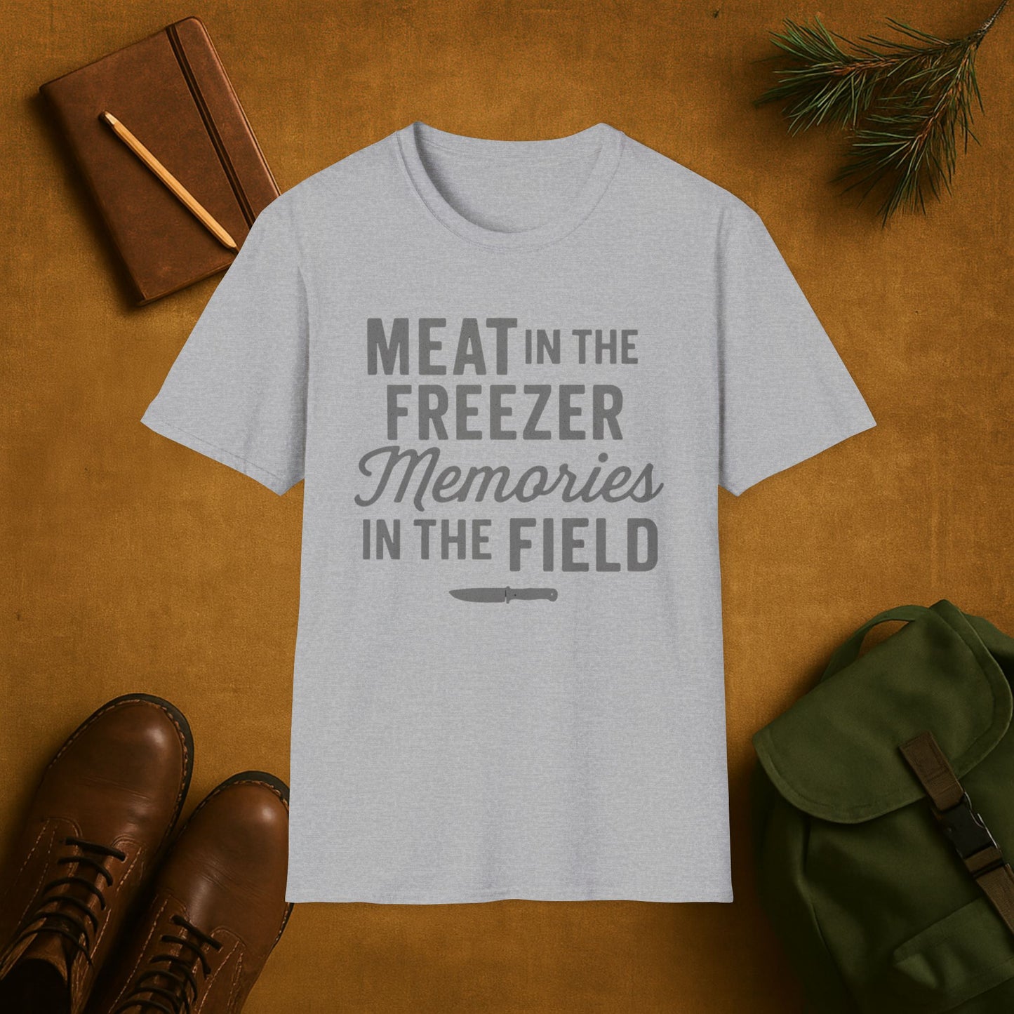 Meat in the Freezer- Memories in the Field T-Shirt